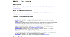 Desktop Screenshot of joshkunz.com